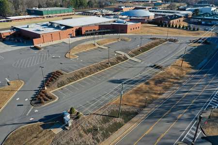 Forsyth Central High School Parking Lot - Front in Cumming