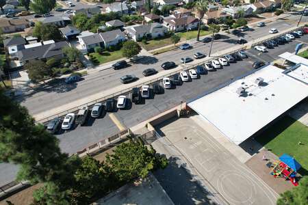 Harrison Elementary School Parking Lot in Pomona