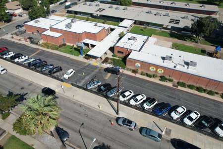 Harrison Elementary School Parking Lot in Pomona