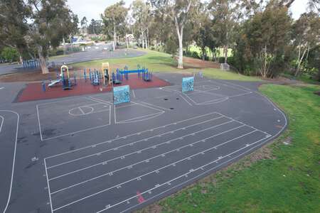Miramar Ranch Elementary School Outdoor Basketball Courts in San Diego