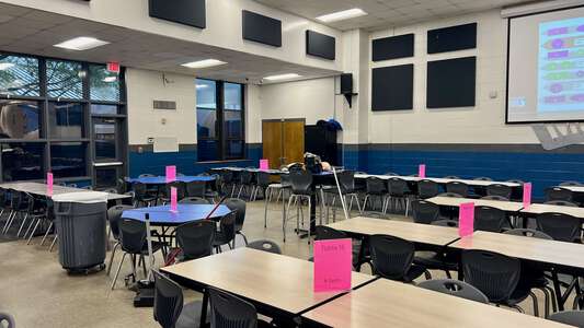 Gardner Newman Middle School Cafeteria in LaGrange