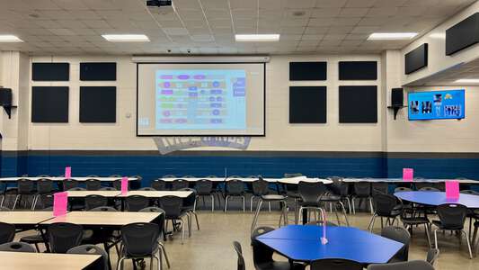 Gardner Newman Middle School Cafeteria in LaGrange