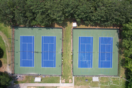 Grayson High School Tennis Courts in Loganville