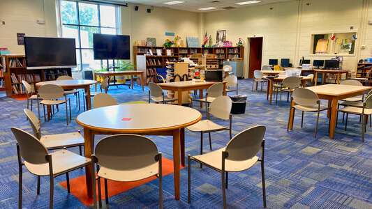 New Salem Elementary School Media Center in Marshville