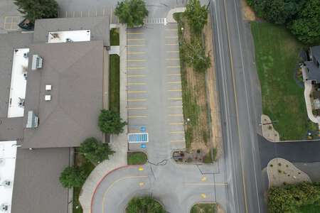 Dalton Elementary School Parking Lot - Front in Dalton Gardens 3