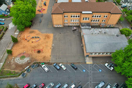 Richmond K-5 School Outdoor Basketball Courts in Portland