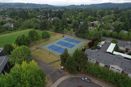 Conestoga Middle School Tennis Courts in Beaverton