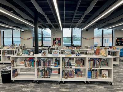 Geneva Heights Elementary School Library in Dallas 2