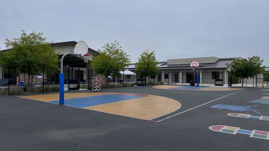 Solana Vista Elementary School Outdoor Basketball Courts in Solana Beach