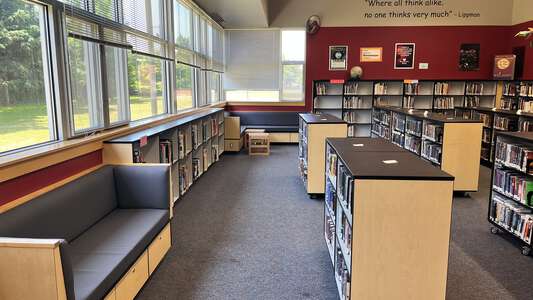 Cal Young Middle School Library in Eugene