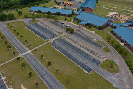 McGee's Crossroads Elementary School Parking Lot - Visitor in Angier