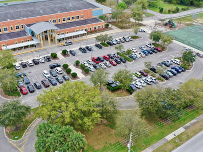 Catalina Elementary School Parking Lot in Orlando