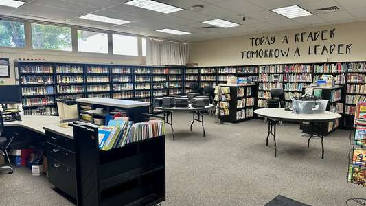 Cunningham Elementary School Library in Turlock