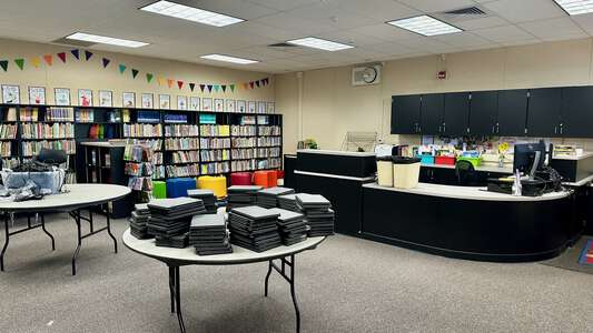 Cunningham Elementary School Library in Turlock