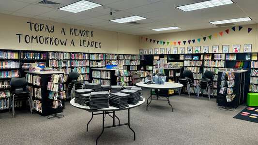 Cunningham Elementary School Library in Turlock