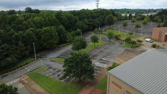 Phillip O. Berry Academy of Technology Parking Lot - Side in Charlotte 2