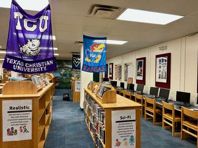 JP Elder Middle School Library in Fort Worth 3
