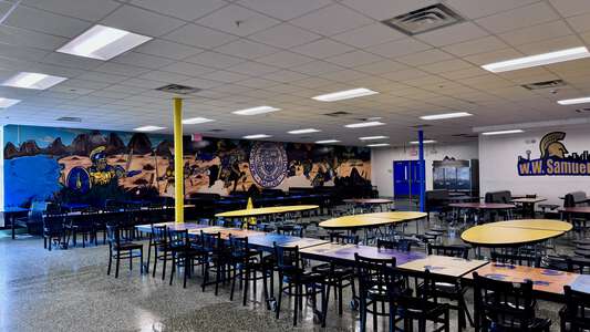 WW Samuell High School Cafeteria in Dallas
