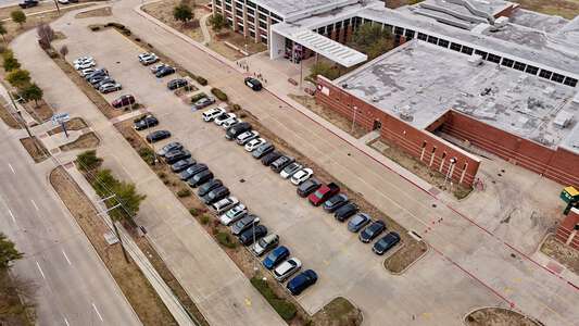 Ann Richards STEAM Academy Parking Lot - Front in Dallas