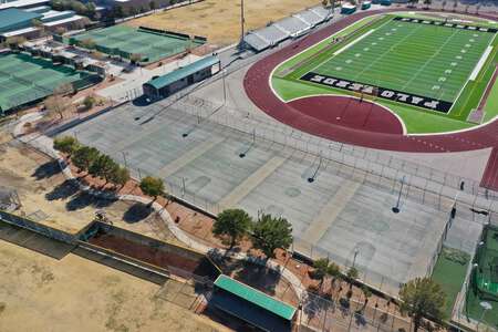 Palo Verde High School Outdoor Basketball Courts in Las Vegas