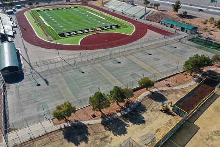 Palo Verde High School Outdoor Basketball Courts in Las Vegas