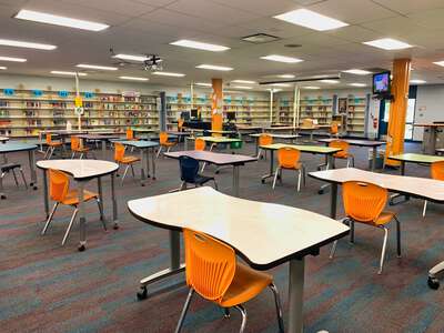 Greco Middle School (1781) Library in Temple Terrace