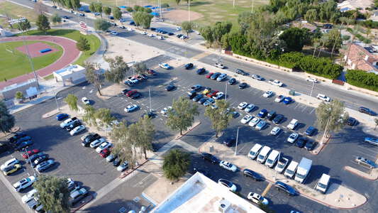 La Quinta High School Parking Lot - Blackhawk Way in La Quinta