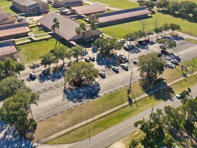 Tavares Middle Parking Lot in Tavares