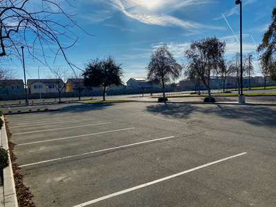 Harvest Elementary School Parking Lot in Fresno