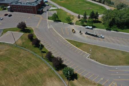 Franklin Middle School Parking Lot - Baseball Field in Pocatello