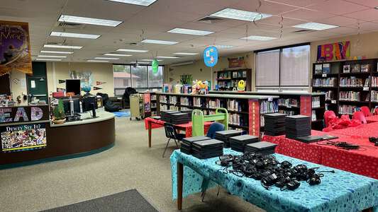 Crowell Elementary School Library in Turlock