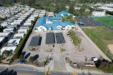 Shoreline Middle School Parking Lot in Santa Cruz 2