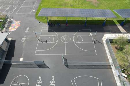 Kimbrough Elementary School Outdoor Basketball Courts in San Diego