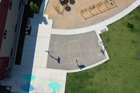 Northwest Expedition Academy Outdoor Basketball Courts in Coeur d' Alene