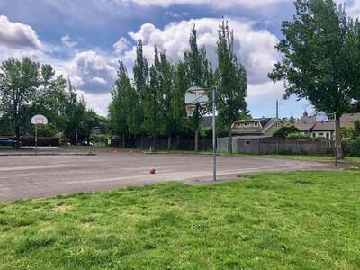 Beaumont Middle School Outdoor Basketball Courts in Portland