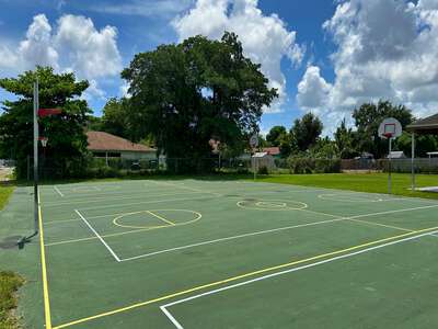 Van E. Blanton Elementary School Outdoor Basketball Courts in Miami