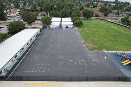 Golden Springs Elementary School Blacktop / Basketball Courts in Diamond Bar