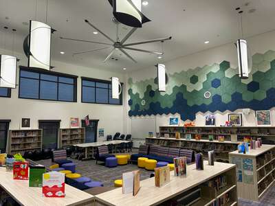 Robert J. McGarvey Elementary School Library in Rancho Cordova