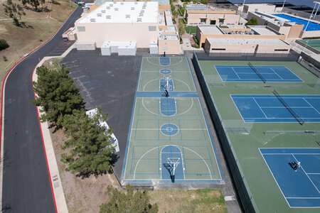 Northwood High School Outdoor Basketball Courts in Irvine