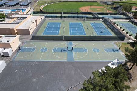 Northwood High School Outdoor Basketball Courts in Irvine