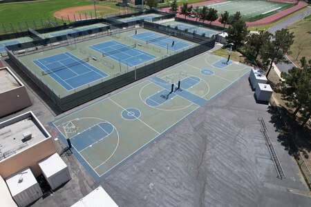 Northwood High School Outdoor Basketball Courts in Irvine