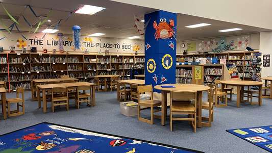 Seminary Hills Park Elementary School Library in Fort Worth