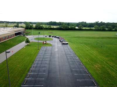 Crawford Middle School Parking Lot - Rear in Lexington