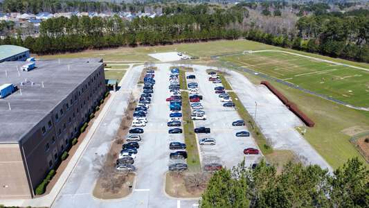 Grace Snell Middle School Parking Lot - Back in Loganville 2