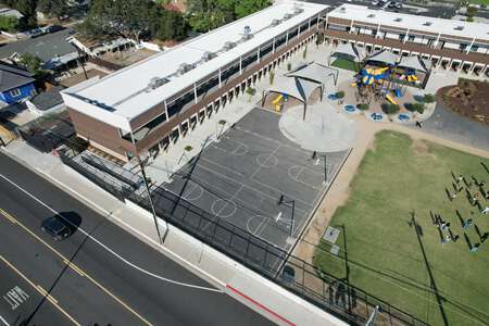 Roosevelt Elementary School (Pomona Unified School District) Blacktop / Basketball Courts in Pomona