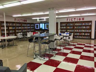 Attucks Middle School Library in Houston