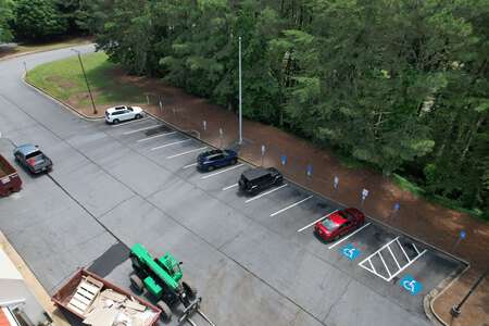 Shiloh Elementary School Parking Lot - Main Front in Snellville