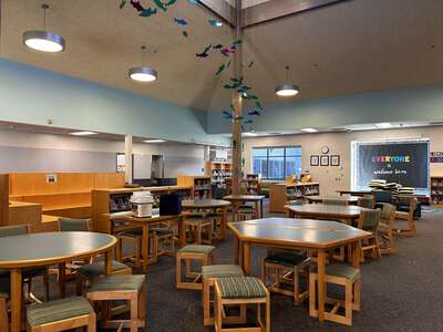 Boeckman Creek Primary School Library in Wilsonville