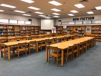 Silver Sands Middle School Library in Port Orange