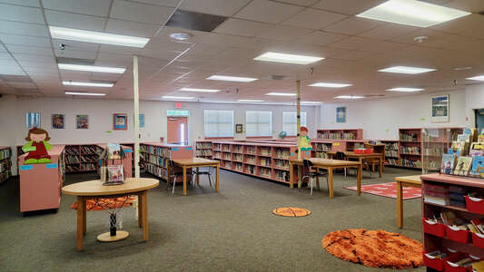 Carrillo Elementary School Library in Houston